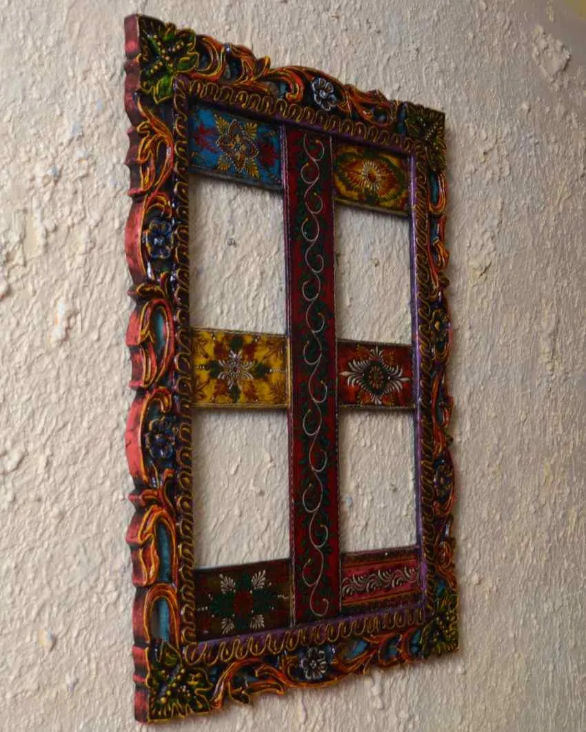 Traditional Carved Hand painted Wall Mural