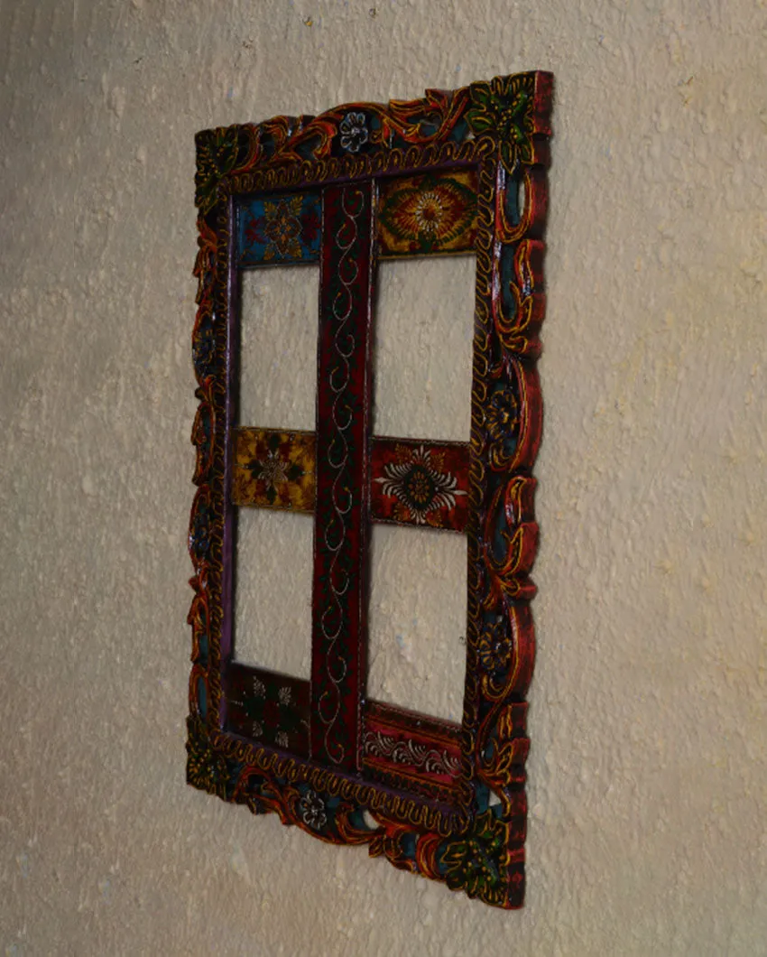 Traditional Carved Hand painted Wall Mural