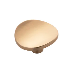 Vale Collection Knob 1-3/4 Inch Diameter Champagne Bronze Finish