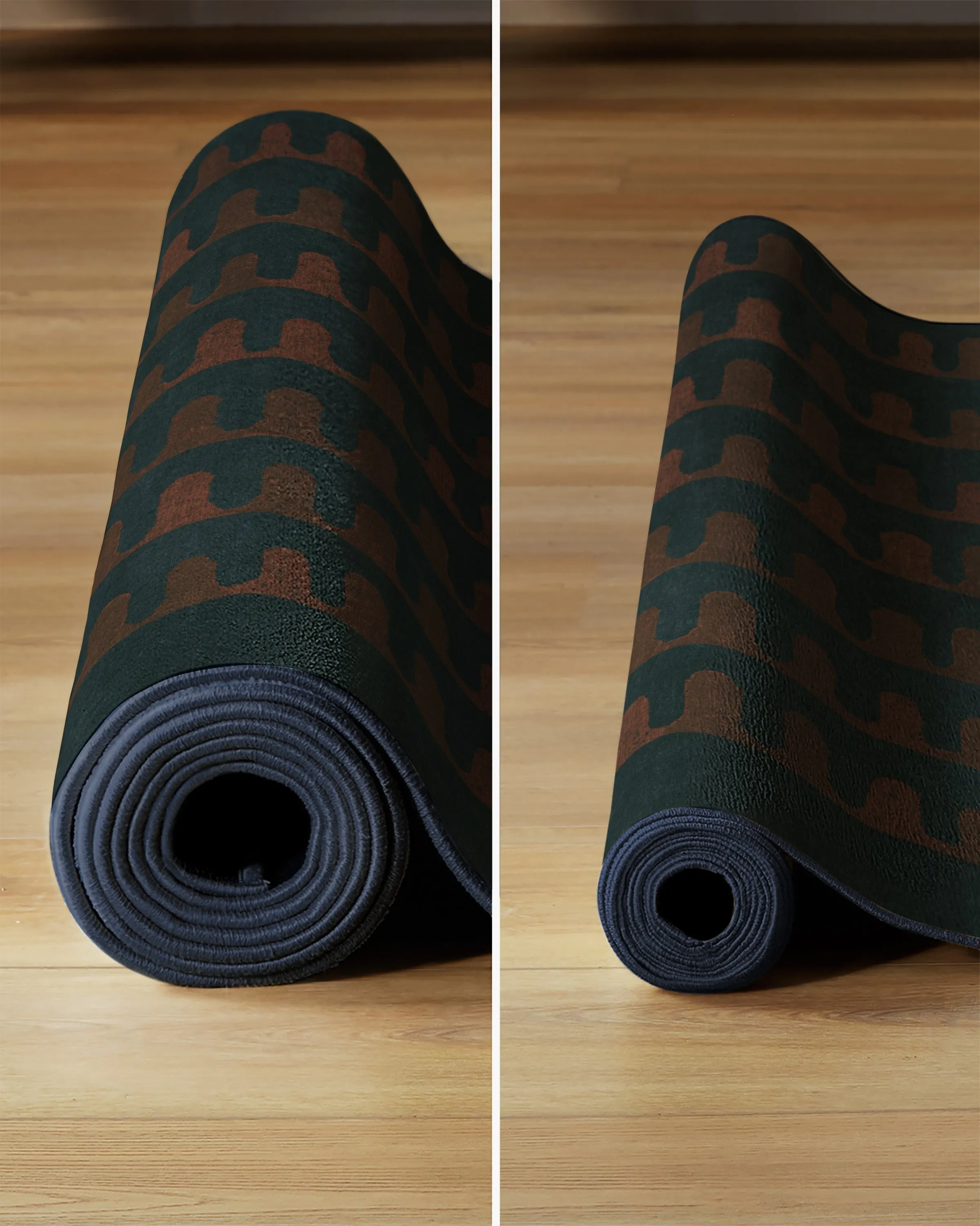 Veza Midnight & Coral Tufted Rug